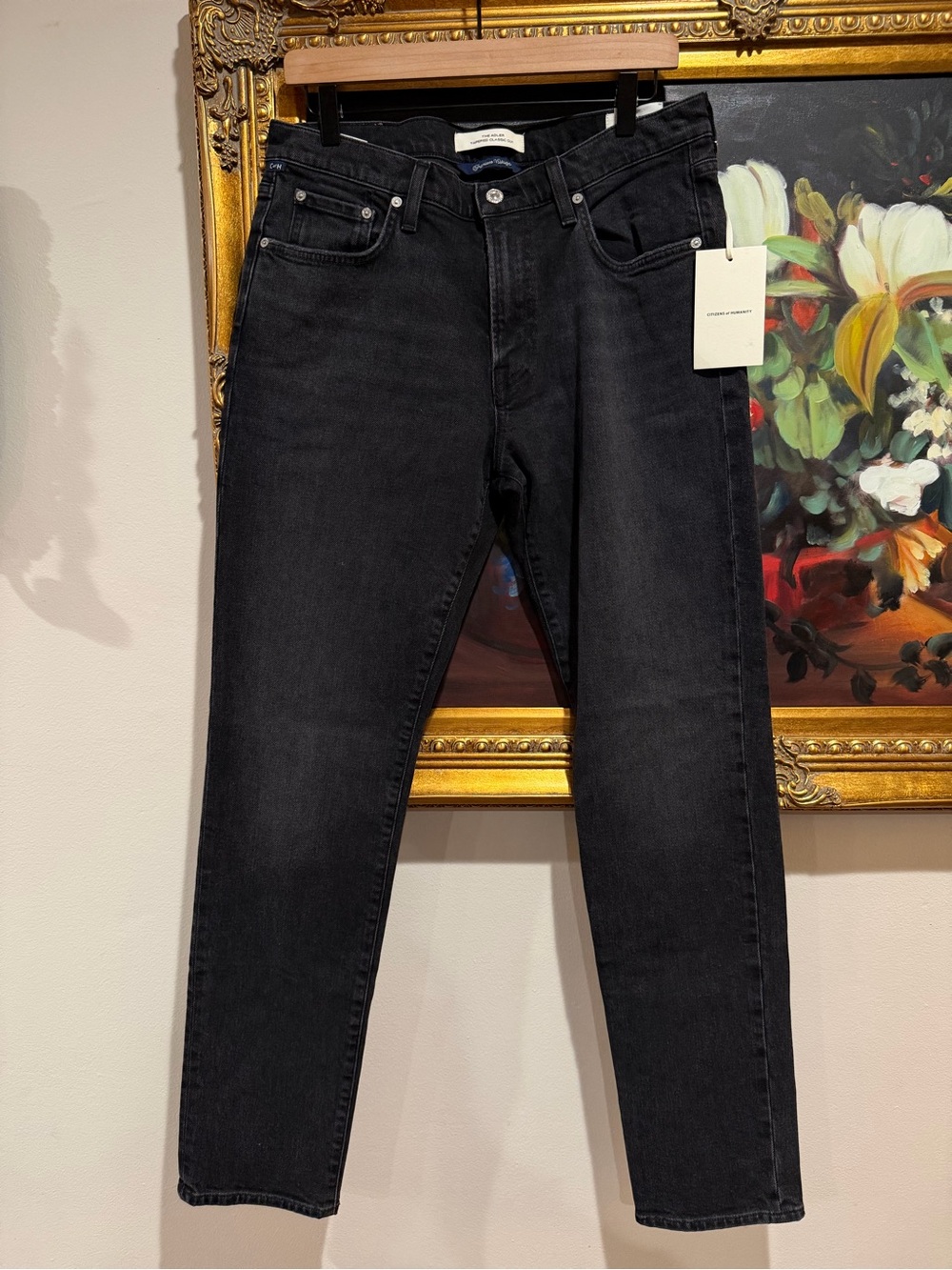 Citizens Of Humanity The Adler Black Slim Jeans